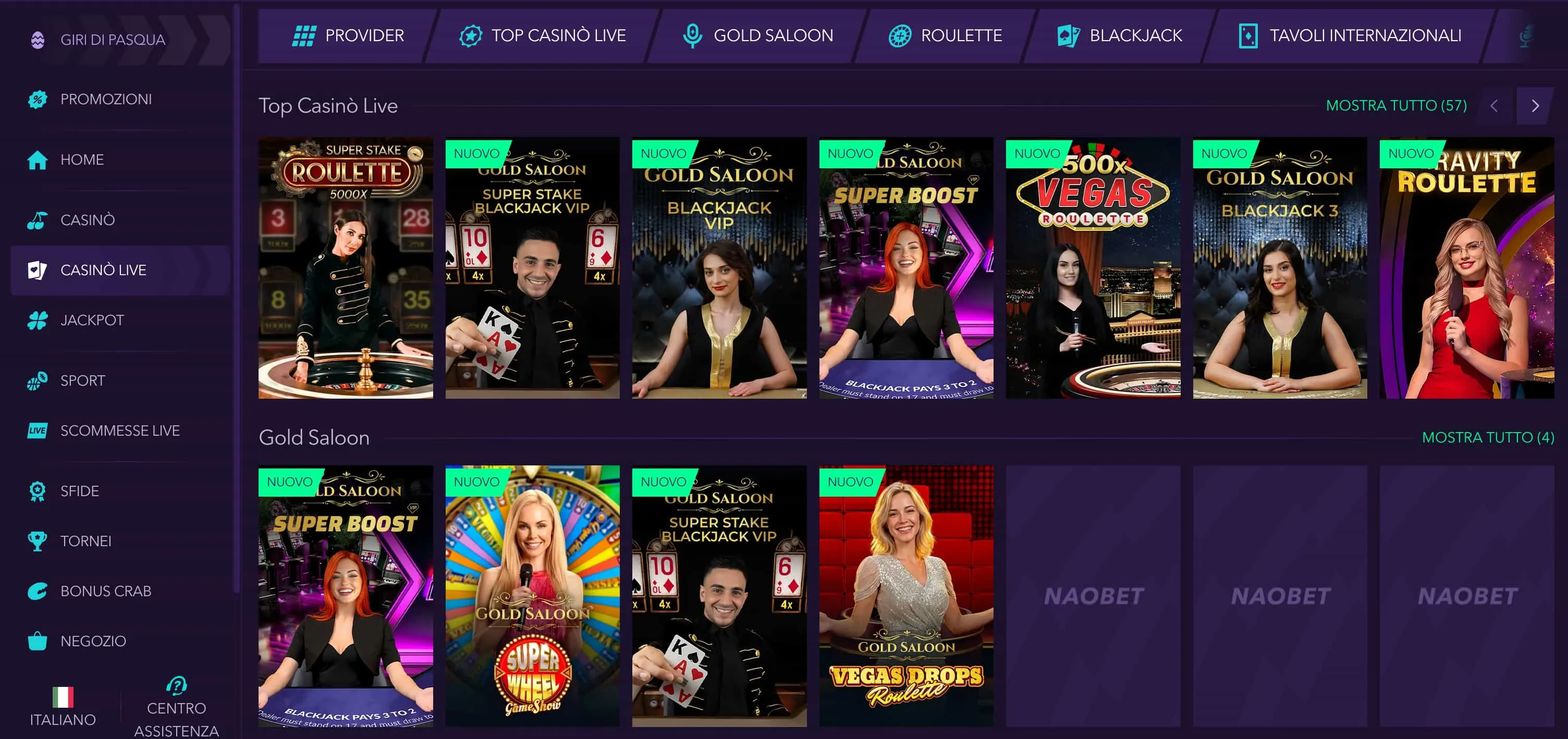 Naobet Casino: Un Universo di Giochi per Ogni Gusto Naobet Casino: Un Universo di Giochi per Ogni Gusto